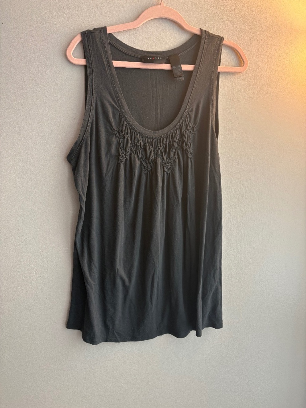 Casual Gray Tank Top